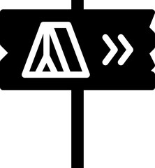 signpost flat icon