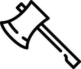 axe flat icon