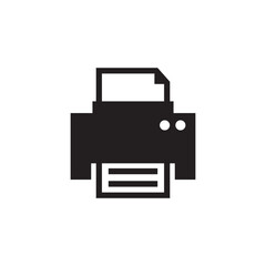 print icon , database icon vector