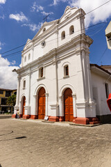 Fototapeta premium beautiful colonial church in colombia