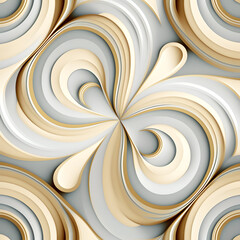 Abstract background of circles in white and light brown