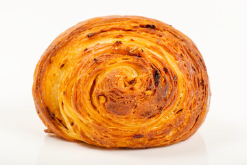 Fresh baked homemade Chilli Croissant with a beautiful open honeycomb.