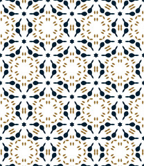 Abstract tileable geometric pattern. A seamless background, vintage texture.	
