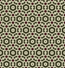 Abstract tileable geometric pattern. A seamless background, vintage texture.	
