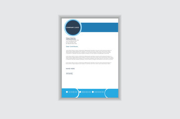 Modern Creative & Clean business style letterhead bundle of your corporate project design. set to print with vector & illustration
modern business letterhead in abstract design.