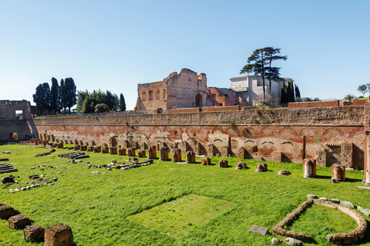 Palatine. The Roman Forum. Ruins. Rome. Italy