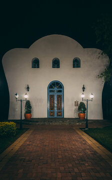 church in the night