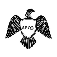 heraldic symbol of roman eagle