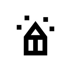 creative spark line icon