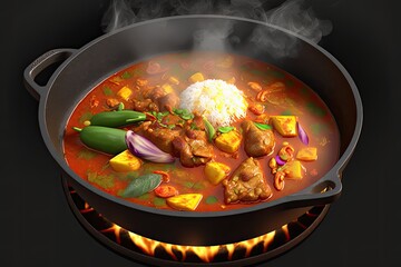 Panang Curry Generative Ai
