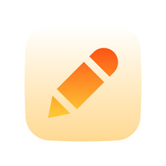 creativity flat gradient icon