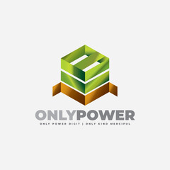 Only Power and Kind Merciful Islamic Architecture Logo