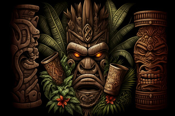 Obraz premium temple landscape desktop/background.generated AI