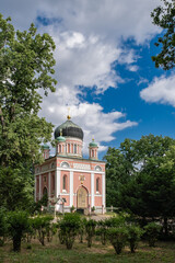 Die denkmalgeschützte Alexander-Newski-Kapelle in Potsdam, Ansicht von Norden