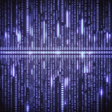 Bin&auml;rcodemuster, made by Ai, Ai-Art