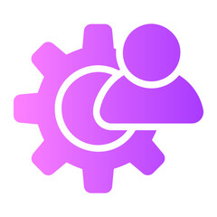 management gradient icon