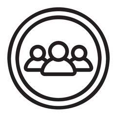 group line icon