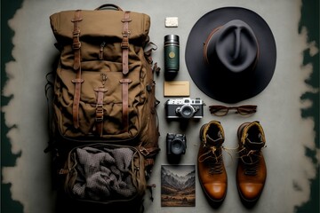 Packing for a trip outdoors