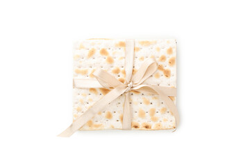 Concept of Passover or Pesach, isolated on white background