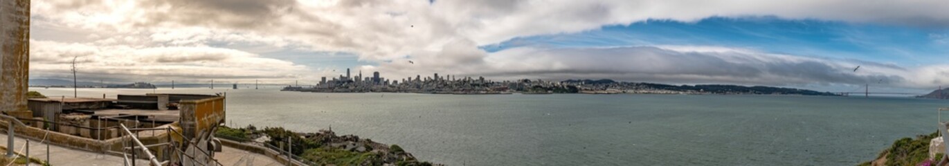 San Francisco view from Alcatraz