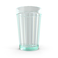 empty glass isolated on transparent