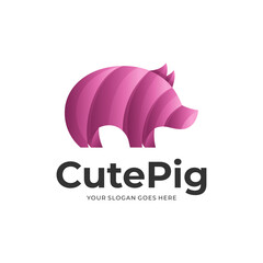 Pig logo, Pork cooking, pork oil and pork food restaurant