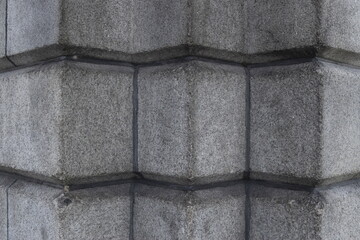 Stone wall feature, from a Building