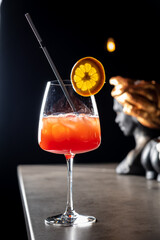 tasty cocktail in the bar