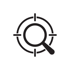 Seo Targeting Icon. Seo vector icon.