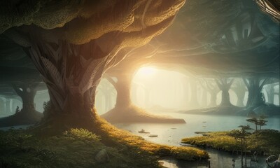 Future forest island