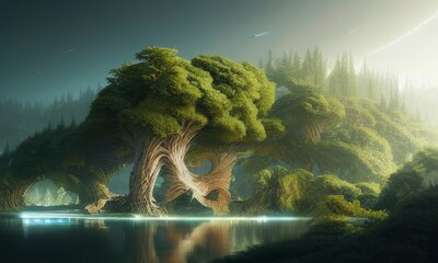 Future forest island