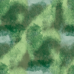 Dark Green Texture Background Hand Drawn Illustration	