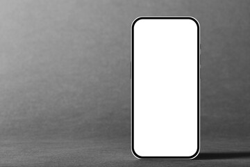cellphone phone on the gray backgrounds for advertisement  back to school