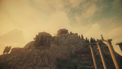 Roman City 3D Video Animation