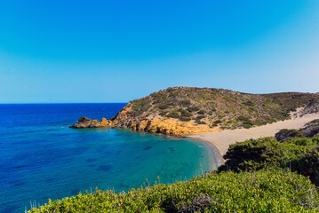 Psili Ammos Strand in Itanos an der Nordostspitze der griechischen Insel Kreta