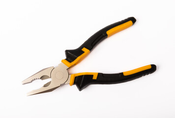 Pliers isolated on white background.