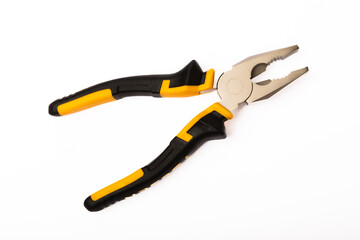 Pliers isolated on white background.