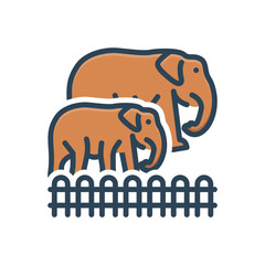 Color illustration icon for breeding