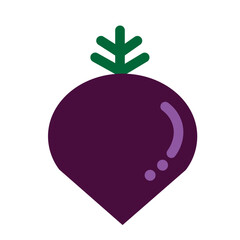 Beetroot Flat Icon