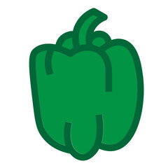 Bellpepper Flat Icon