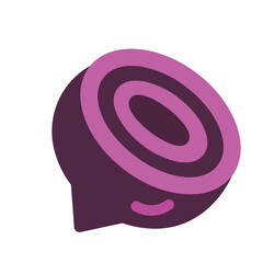 Radish Flat Icon