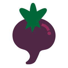 Beet Flat Icon