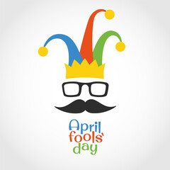 Vector Illustration of April fools' day
