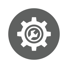 Settings icon. Vector illustration.