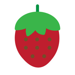 Strawberry Flat Icon