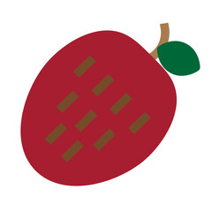Strawberry Flat Icon