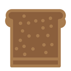 Bread Flat Icon