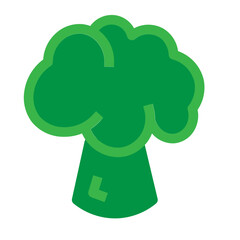 Broccoli Flat Icon