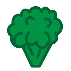 Broccoli Flat Icon