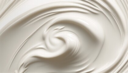 White lotion beauty skincare cream texture cosmetic product background. Generative AI.